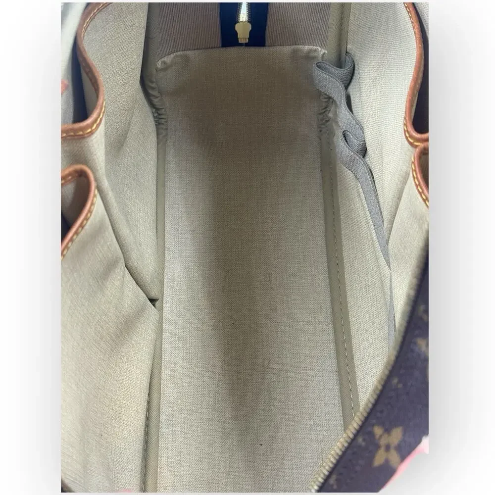 Monogram Deauville Handbag Boston Bag LV Satchel Made in France